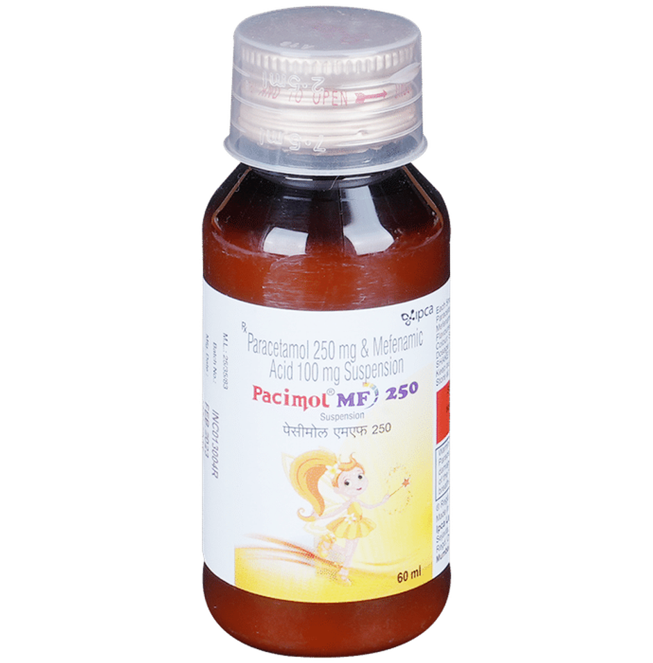 Pacimol MF 250 Oral Suspension