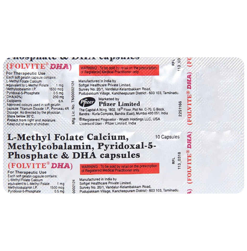 Folvite DHA Capsule
