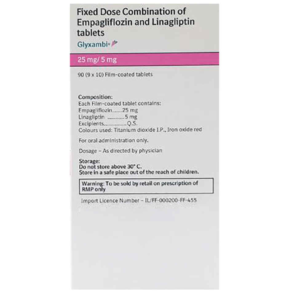 Glyxambi 25mg/5mg Tablet