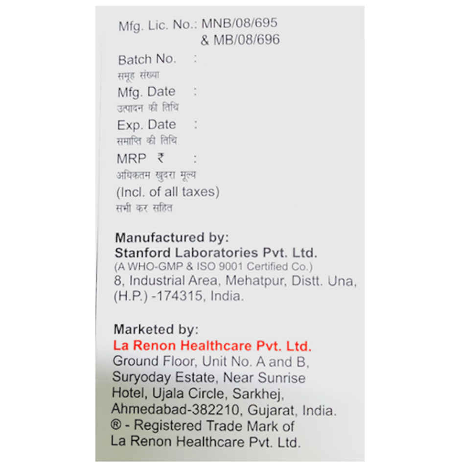 Glutahenz Lemon Flavour Oral Powder
