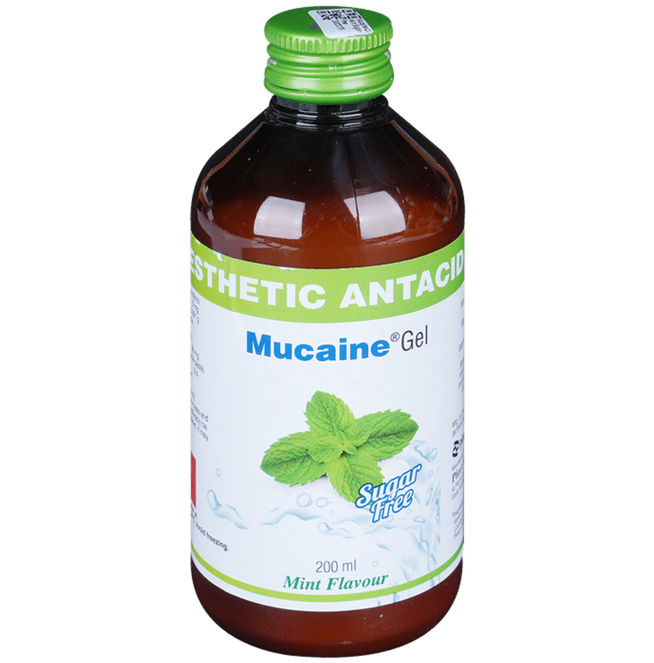 Mucaine Mint Flavour Sugar Free Gel 
