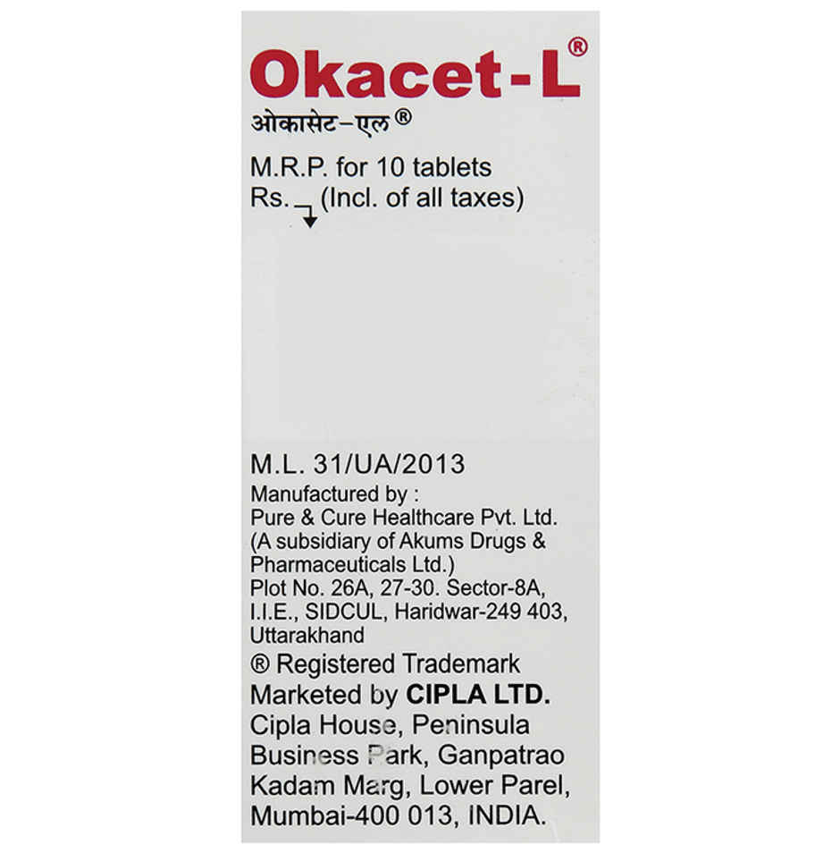 Okacet-L Tablet