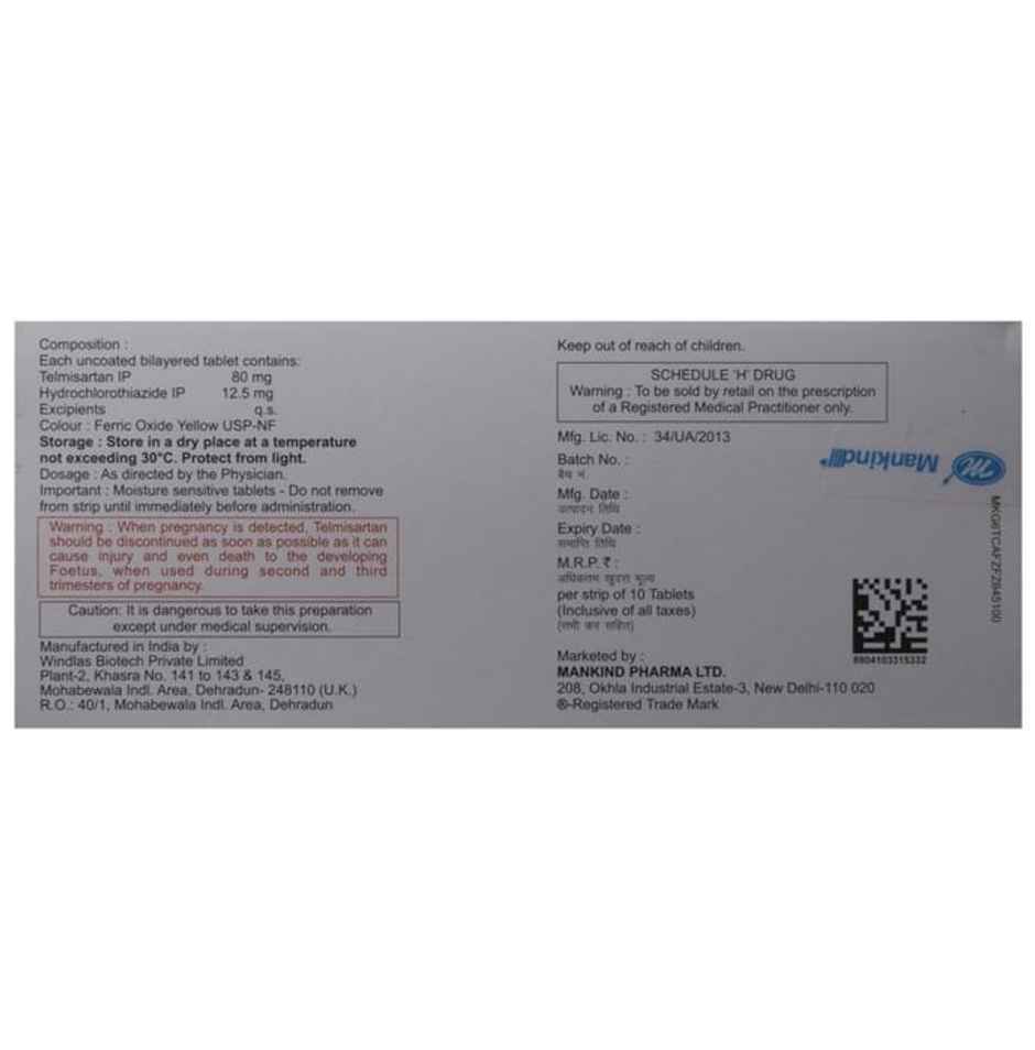 TELMIKIND H 80 Tablet