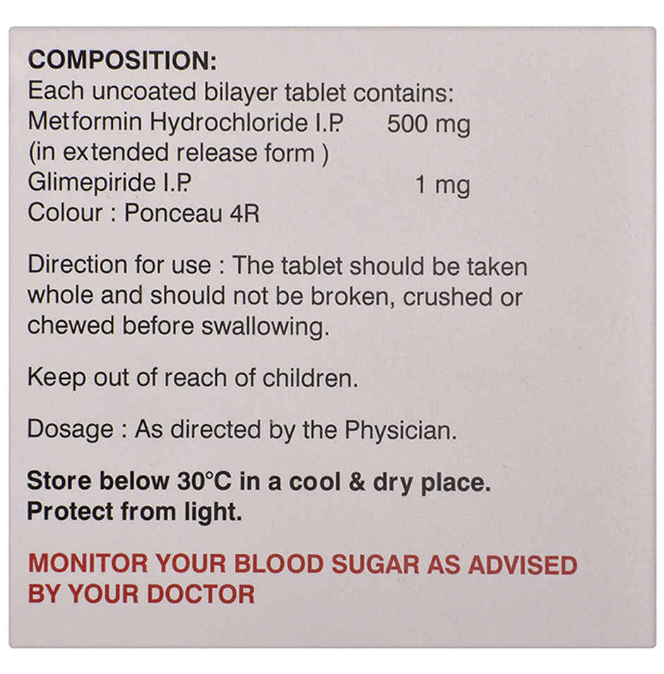 Gluconorm G 1 Tablet PR