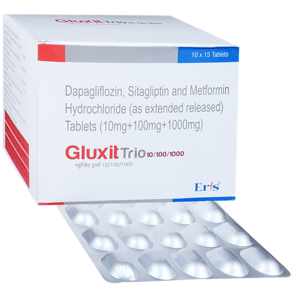 Gluxit Trio 10/100/1000 Tablet ER