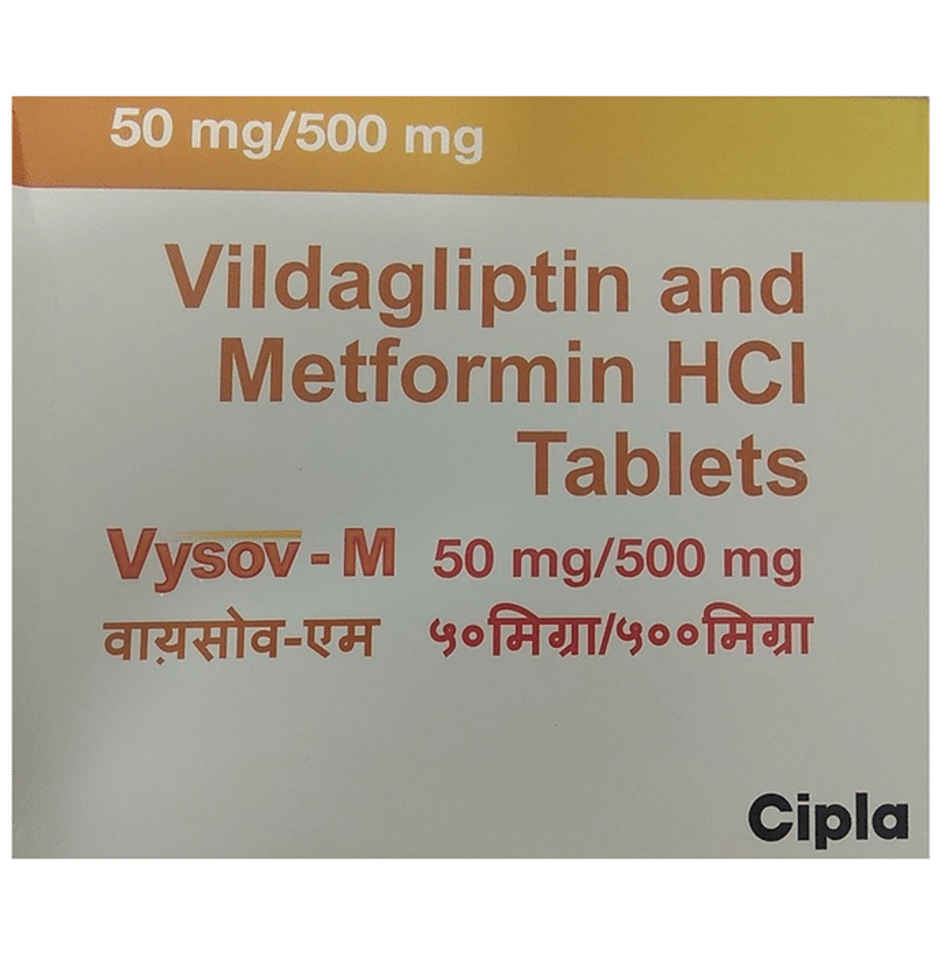 Vysov-M 50mg/500mg Tablet