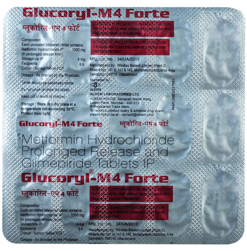 Glucoryl-M4 Forte Tablet PR 