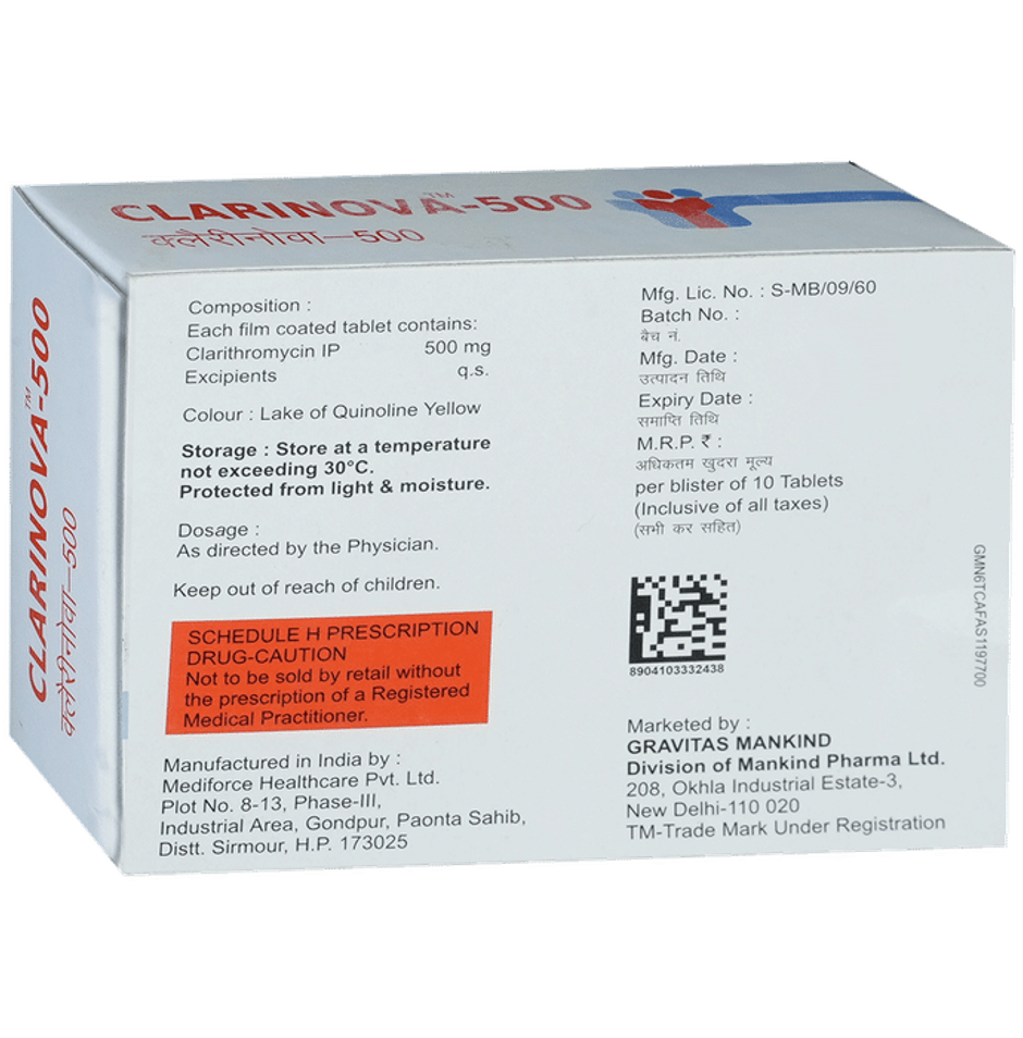 Clarinova-500 Tablet