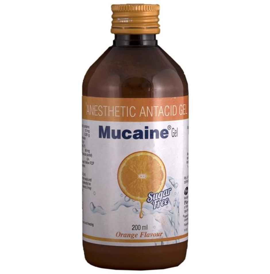 Mucaine Orange Flavour Sugar Free Gel