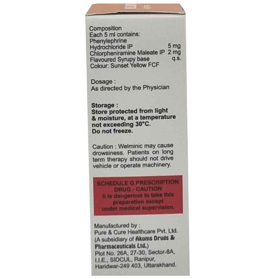 Welminic Gluten Free Syrup