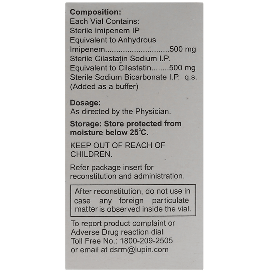 Lupinem 500mg Injection