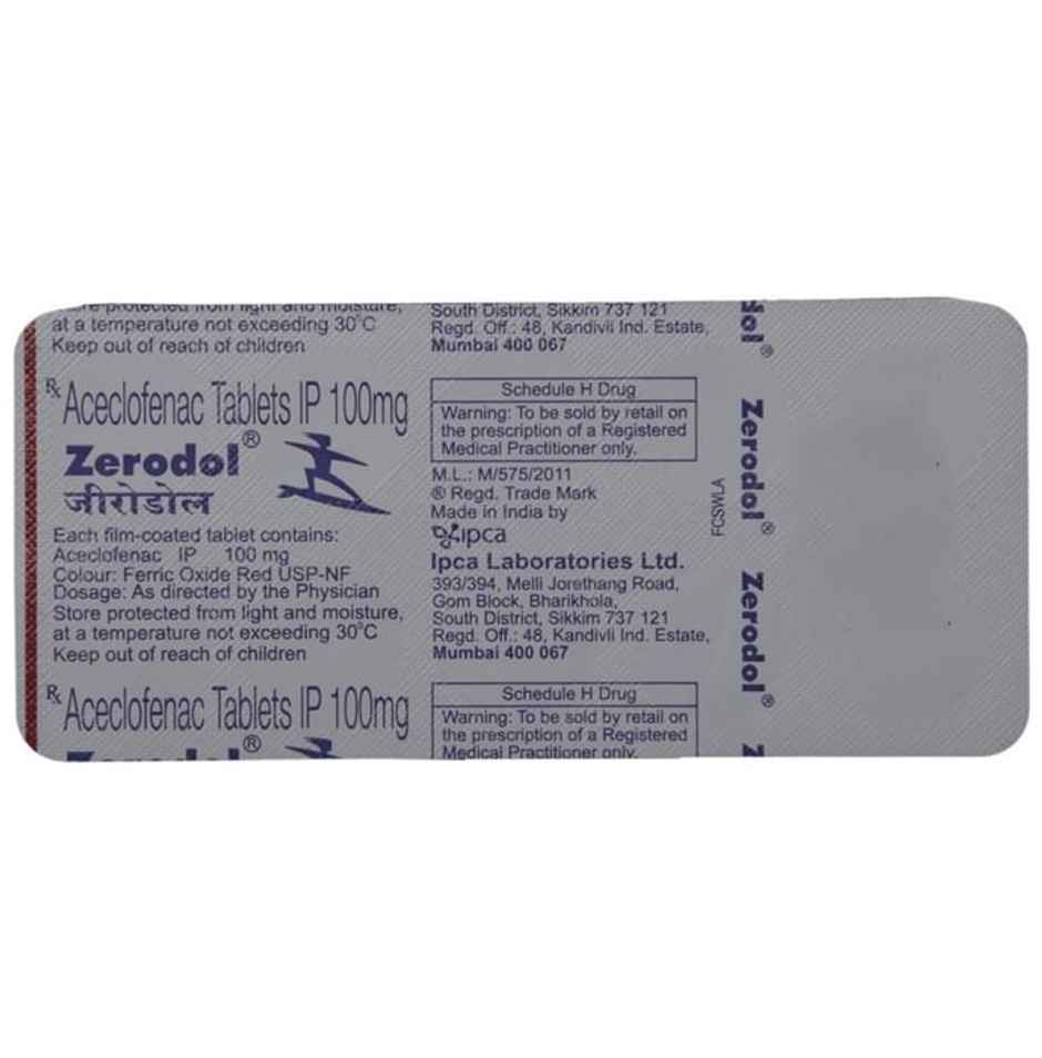 Zerodol Tablet