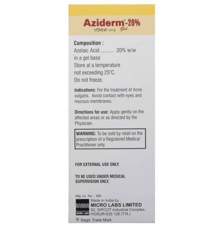 Aziderm-20% Gel 