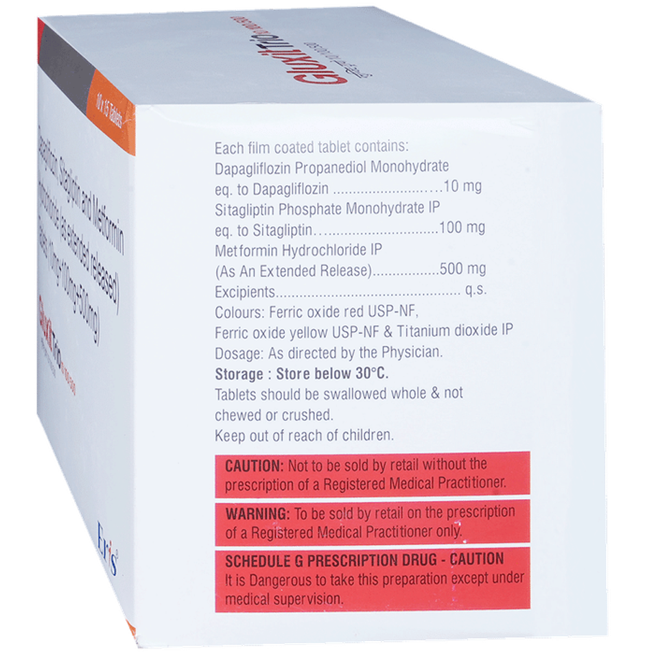 Gluxit Trio 10/100/500 Tablet ER