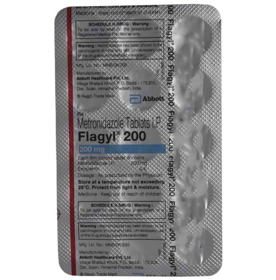 Flagyl 200 Tablet