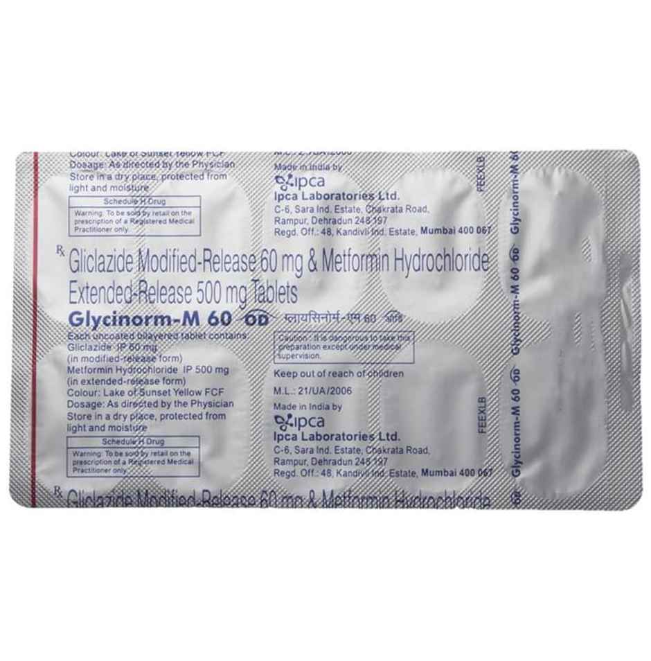 Glycinorm-M 60 OD Tablet ER