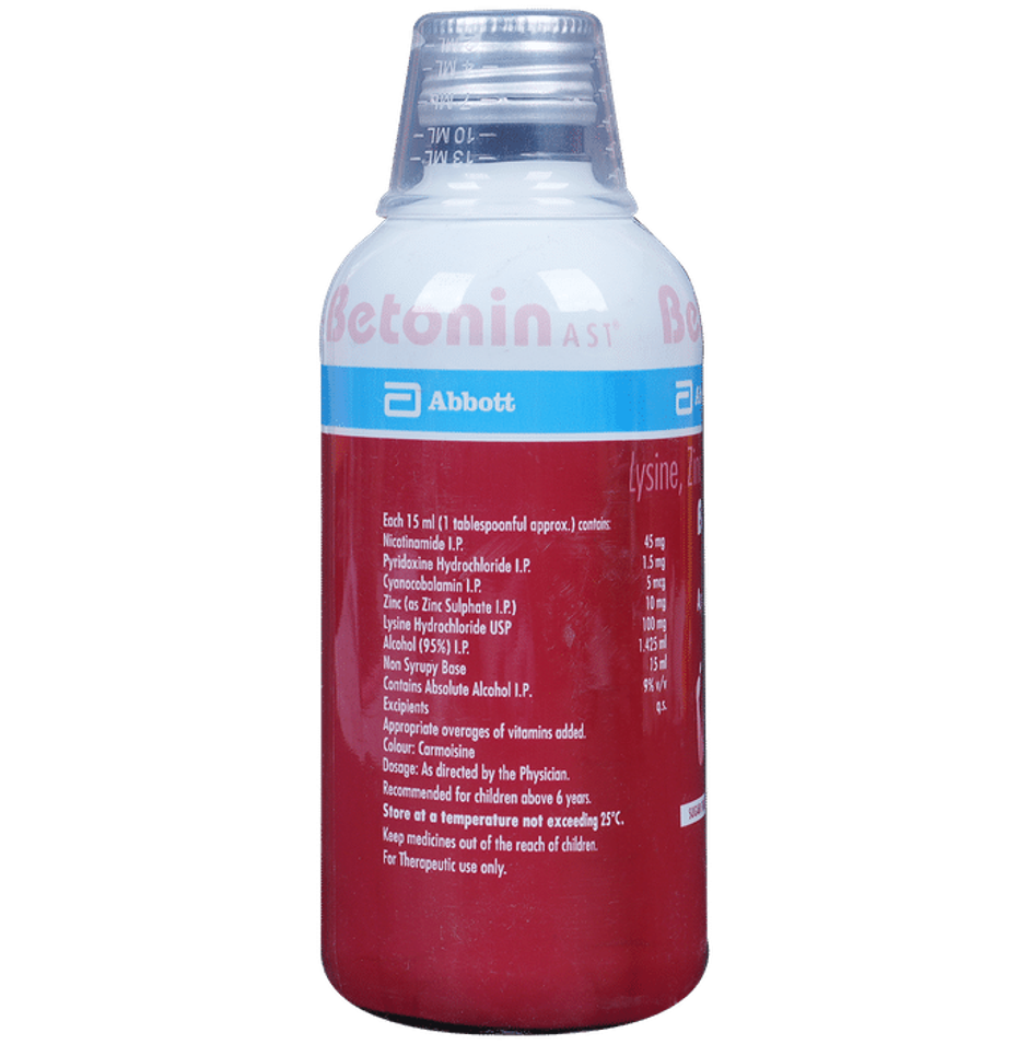 Betonin AST Sugar Free Syrup 