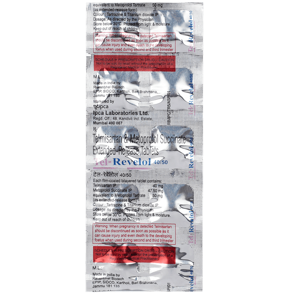 Tel-Revelol 40/50 Tablet ER