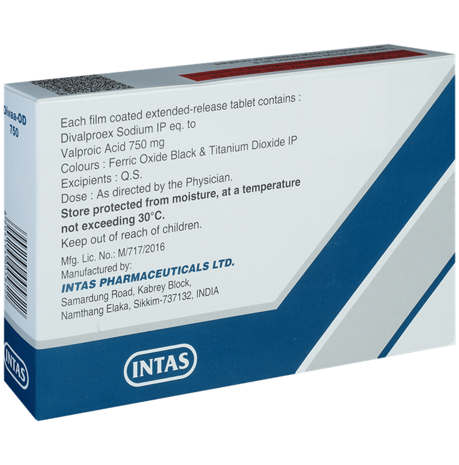 Divaa-OD 750 Tablet ER