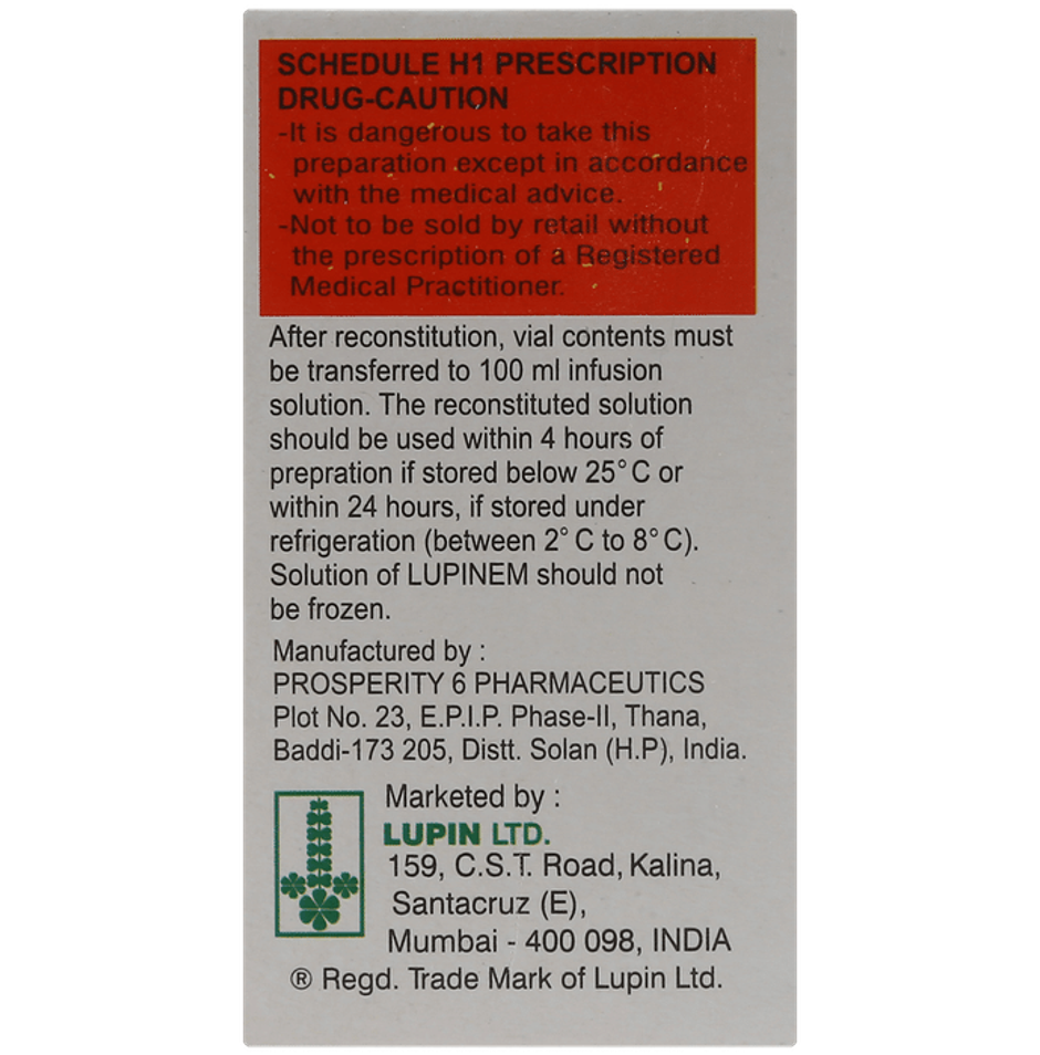 Lupinem 500mg Injection