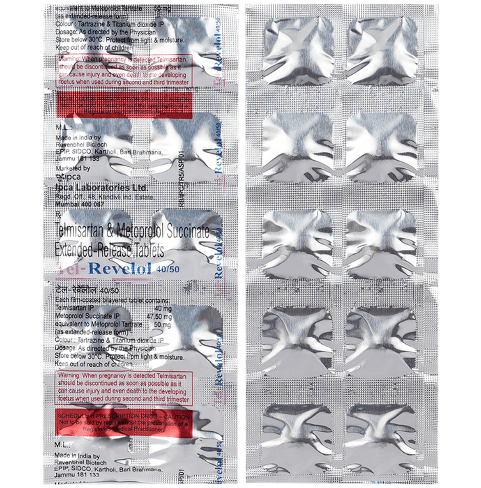 Tel-Revelol 40/50 Tablet ER