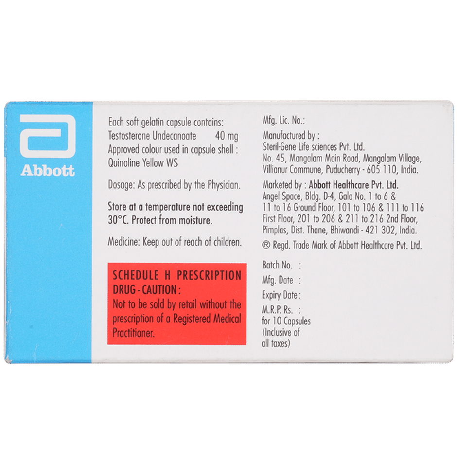 Aquaviron 40mg Capsule