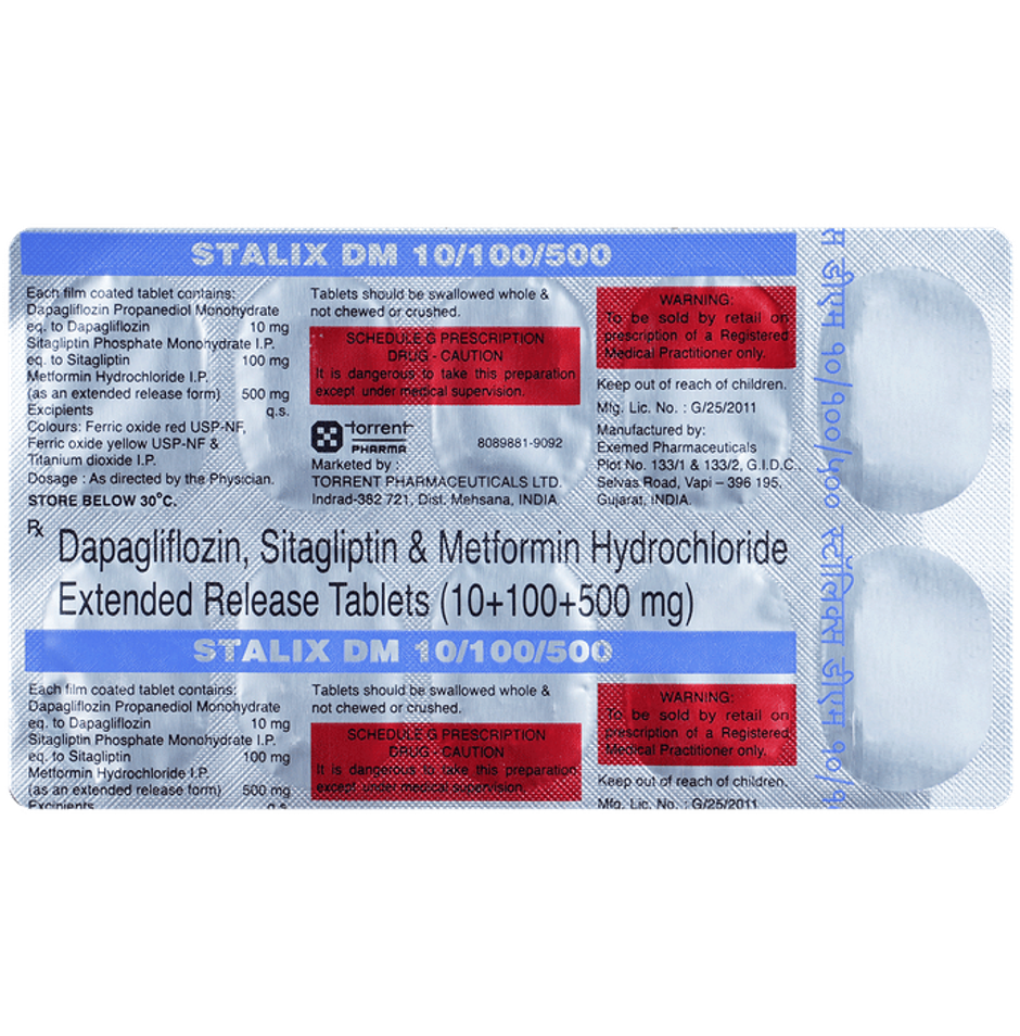 Stalix DM 10/100/500 Tablet ER