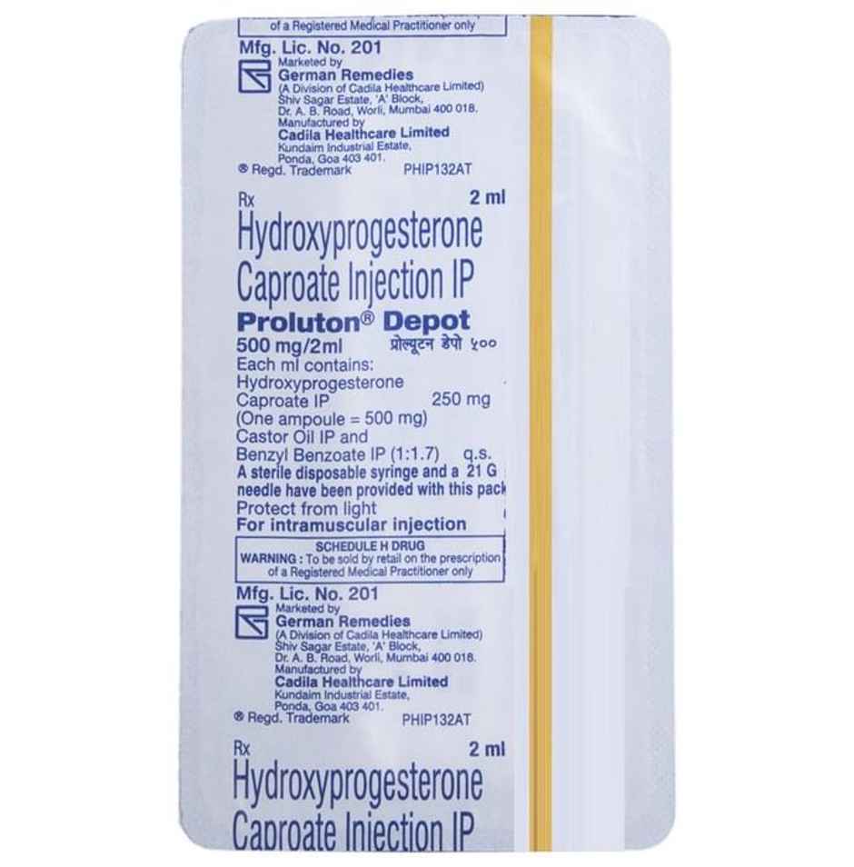 Proluton Depot 500mg/2ml Injection