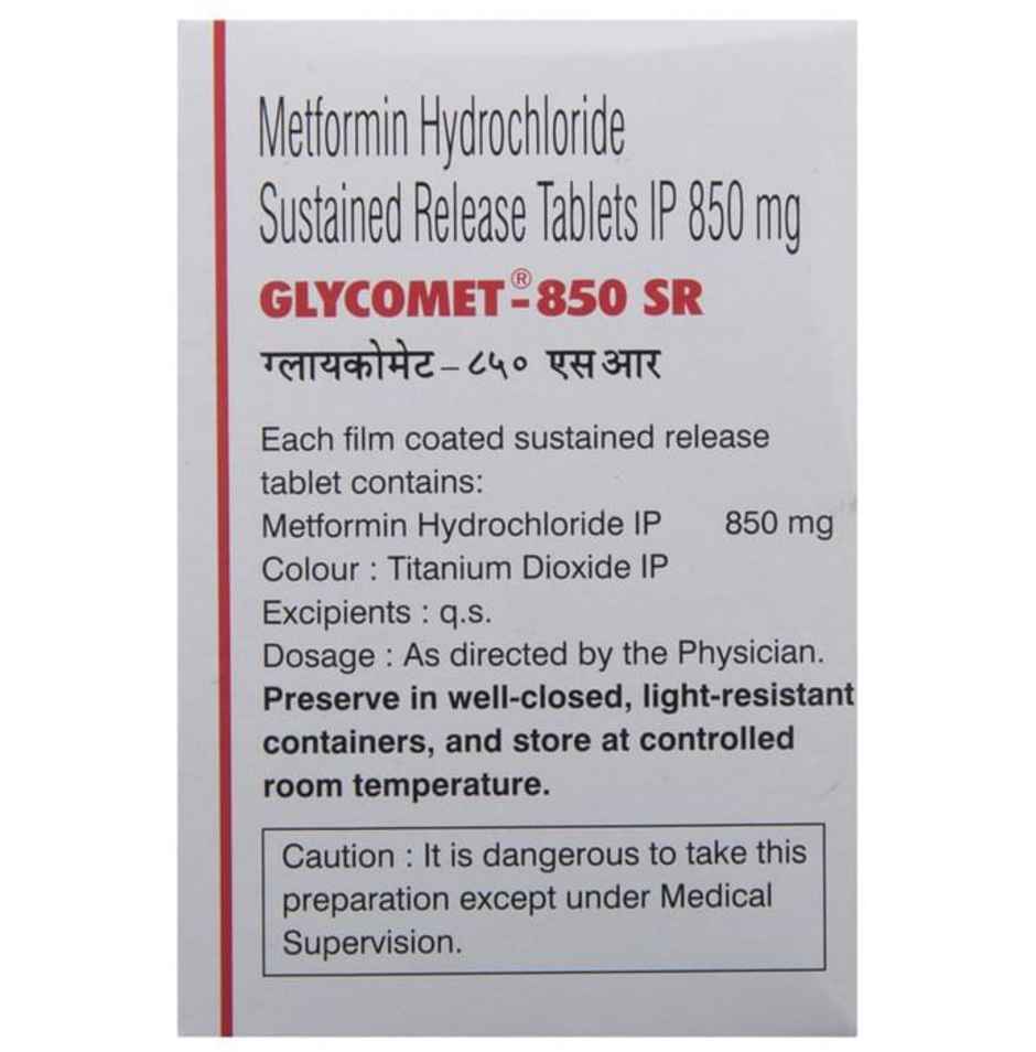 Glycomet-850 SR Tablet