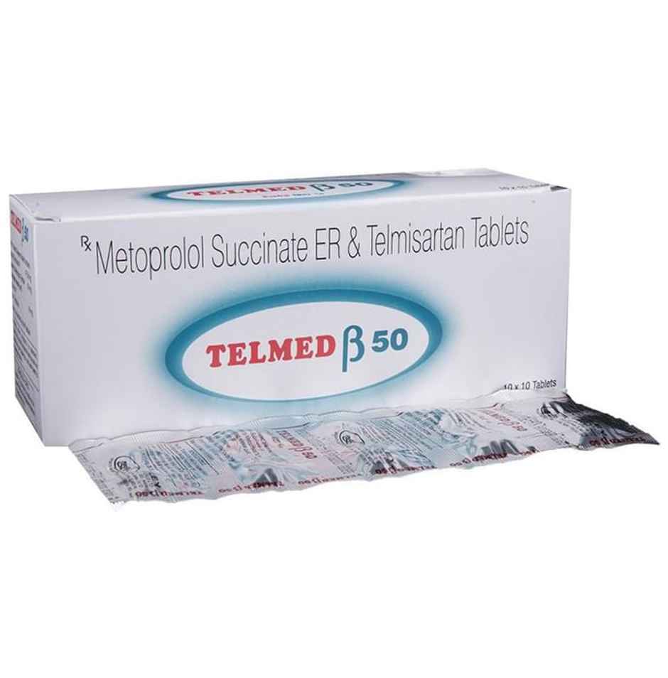 Telmed Beta 50 Tablet ER