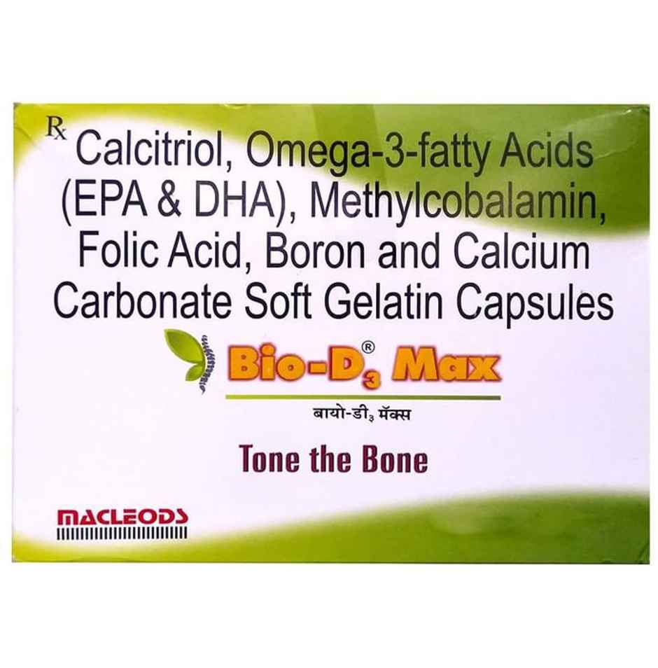 Bio-D3 Max Soft Gelatin Capsule