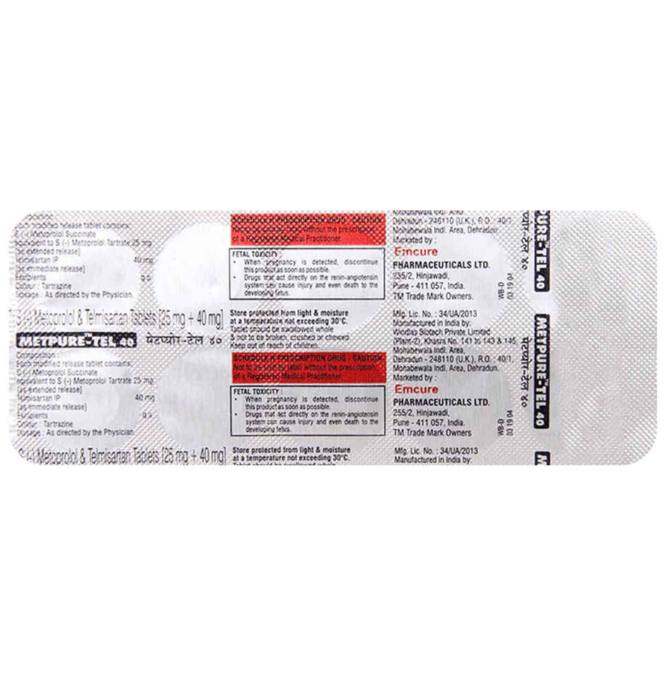 Metpure-Tel 40 Tablet