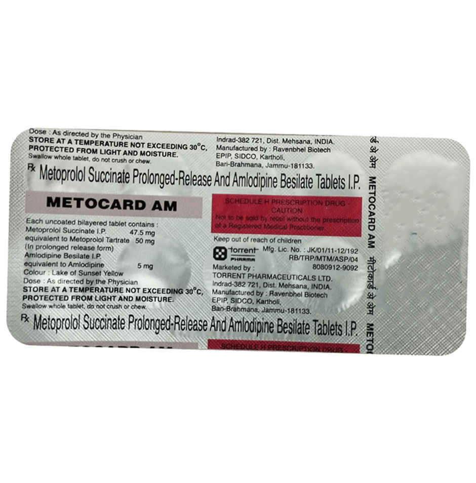 Metocard AM Tablet PR