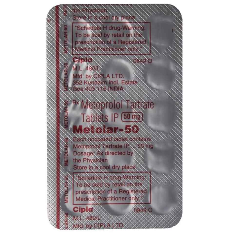 Metolar-50 Tablet