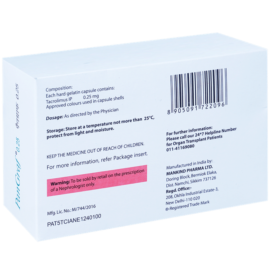 Pangraf 0.25 Capsule