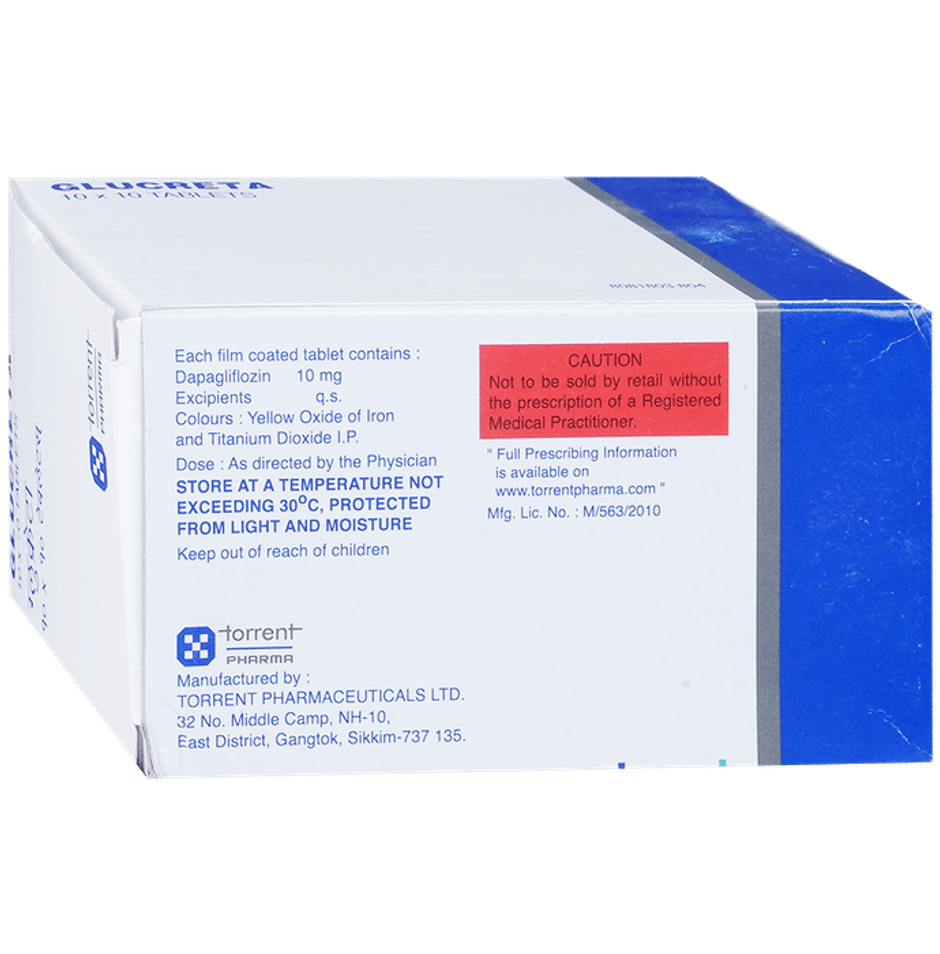 Glucreta 10mg Tablet