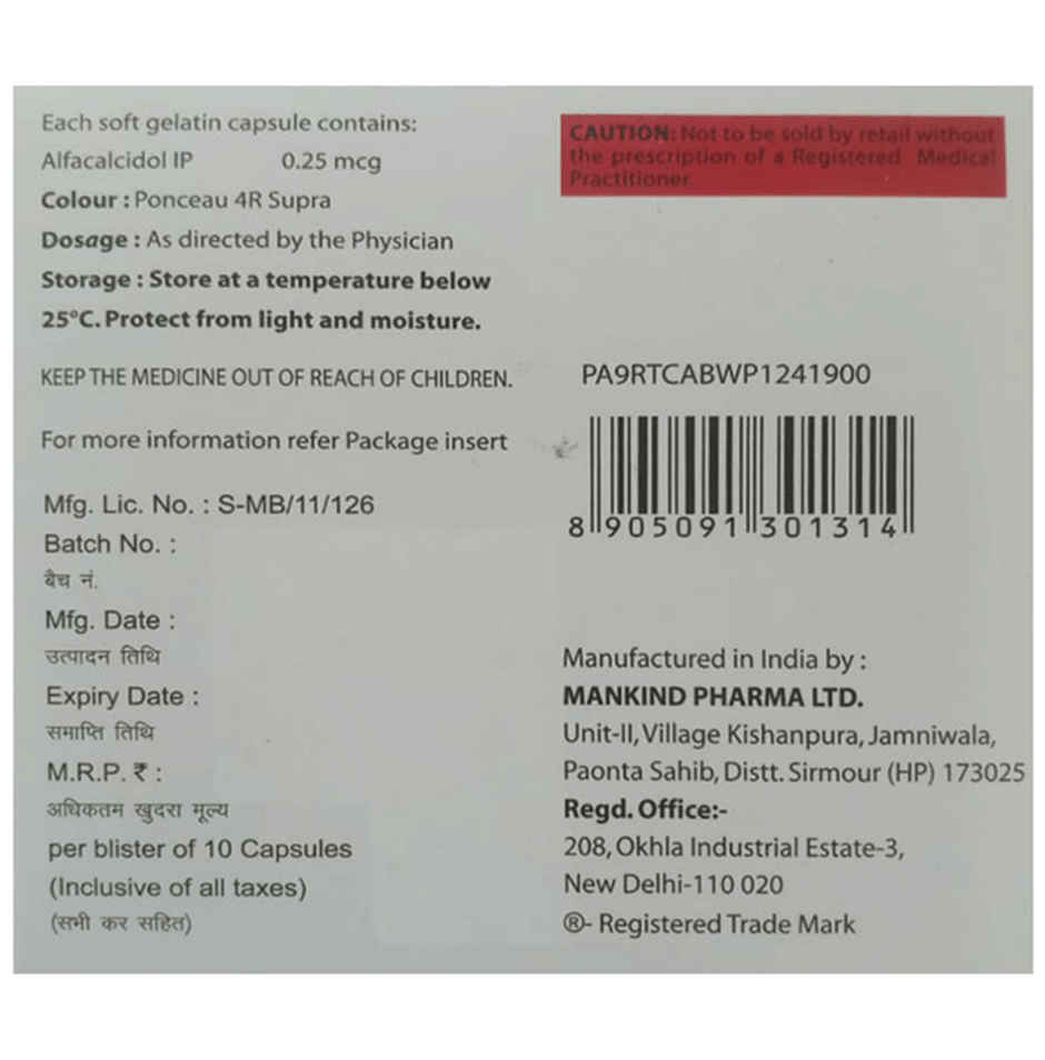 Alphadol-0.25 Capsule