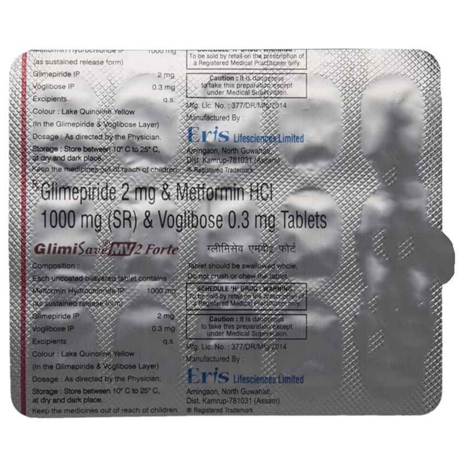 Glimisave MV2 Forte Tablet SR