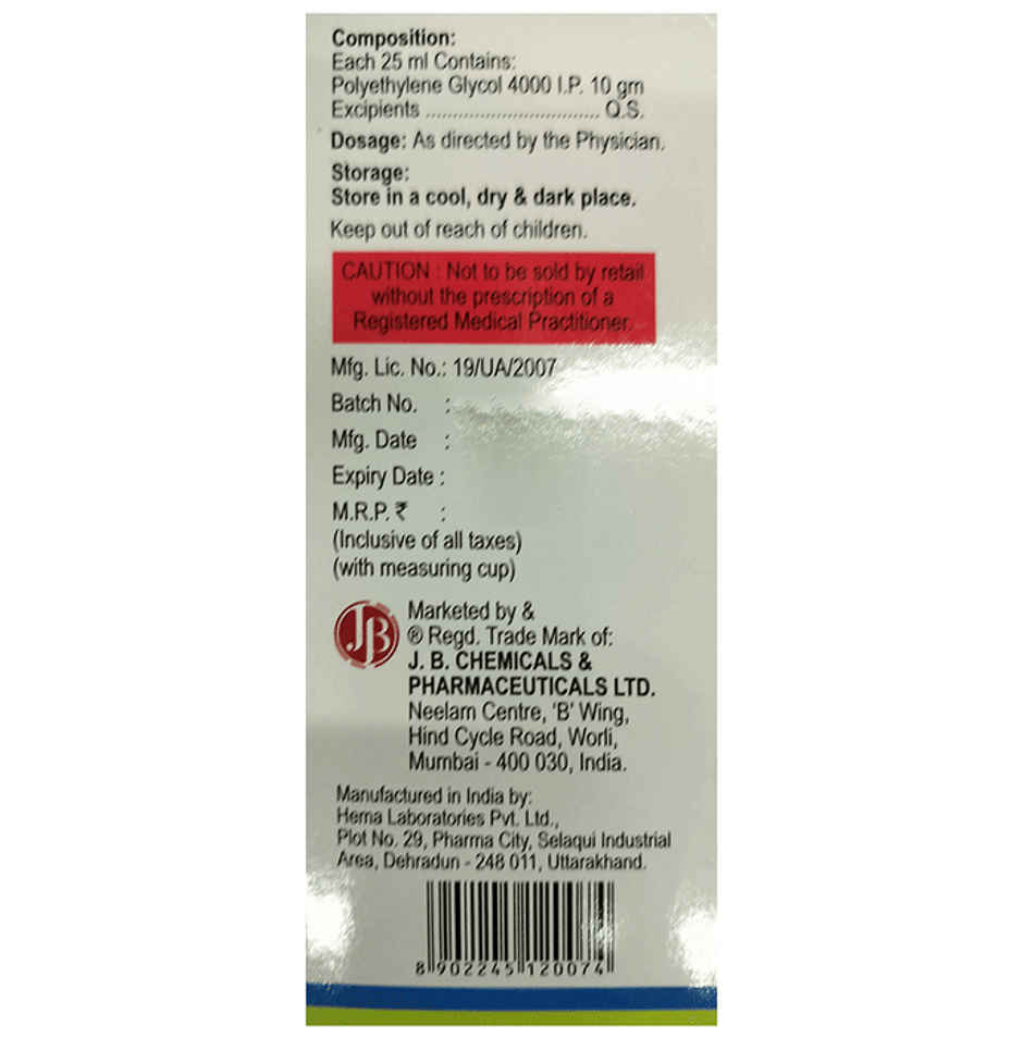 Laxolite Sugar Free Oral Liquid