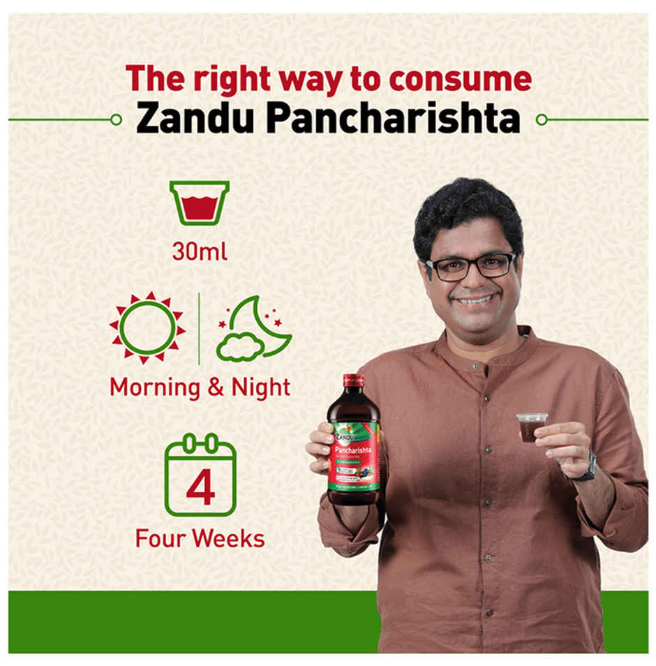 Zandu Pancharishta Ayurvedic Digestive Syrup