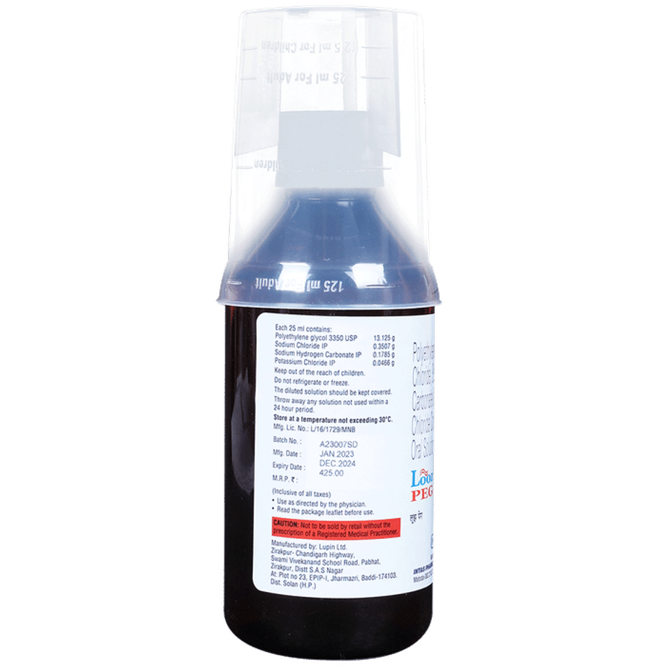 Looz Peg Orange Flavour Oral Solution