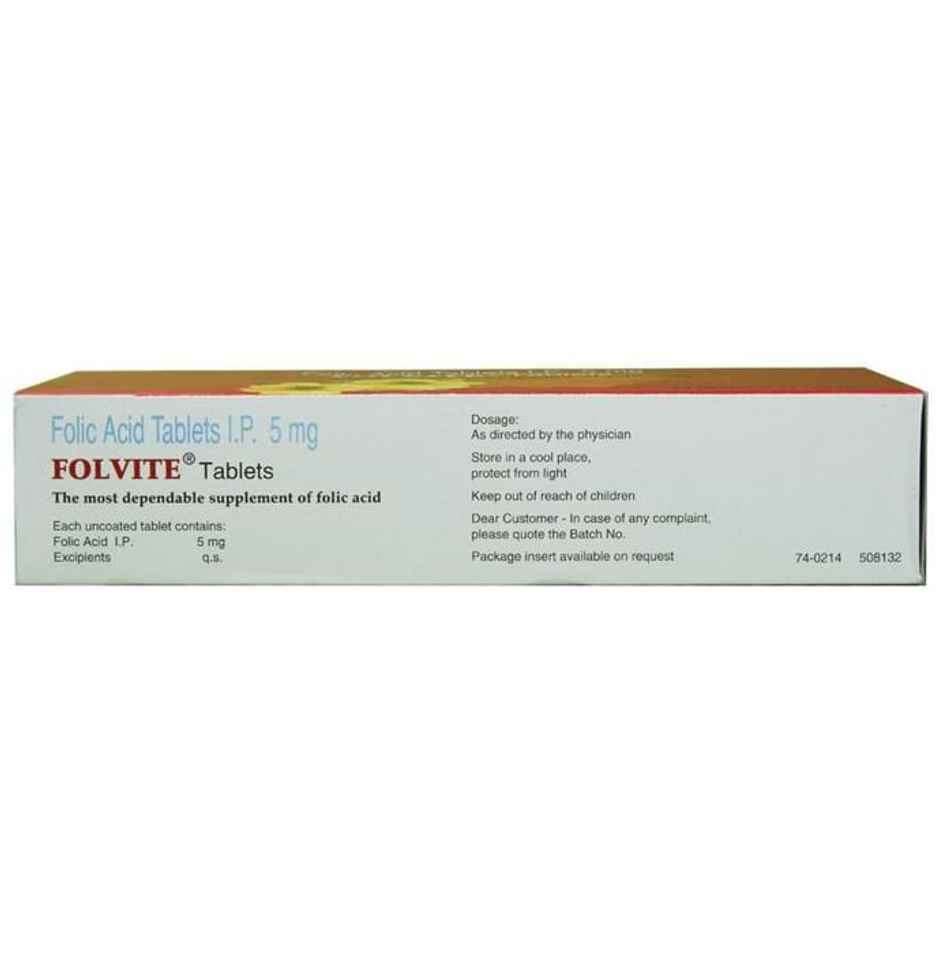 Folvite 5mg Tablet