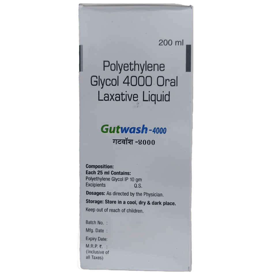 Gutwash-4000 Sugar Free Oral Liquid