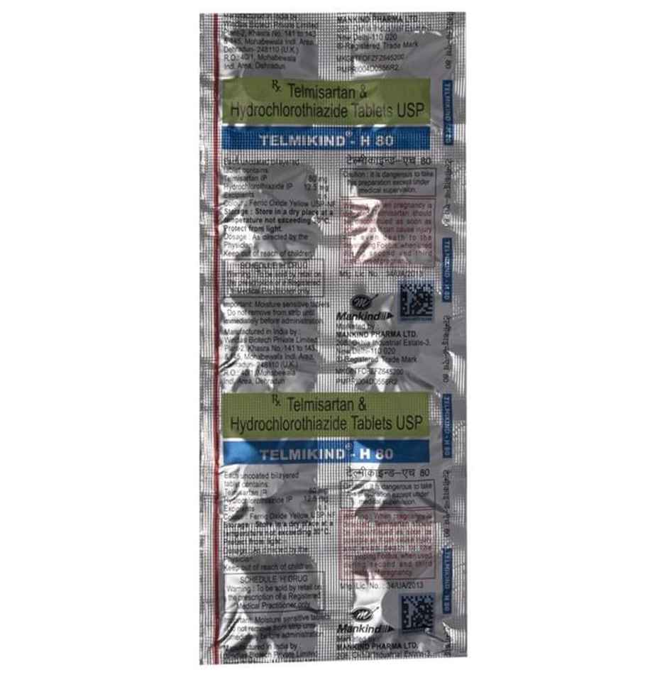 TELMIKIND H 80 Tablet