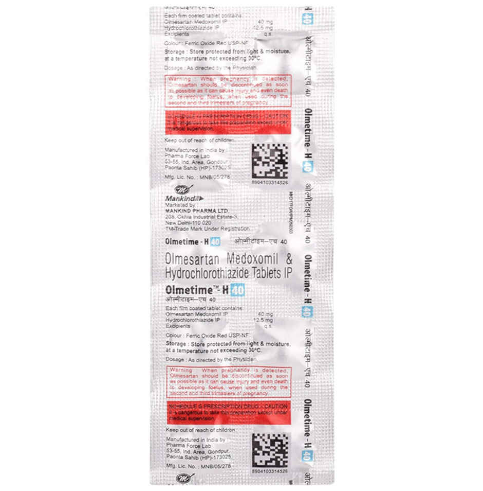 Olmetime H 40 Tablet