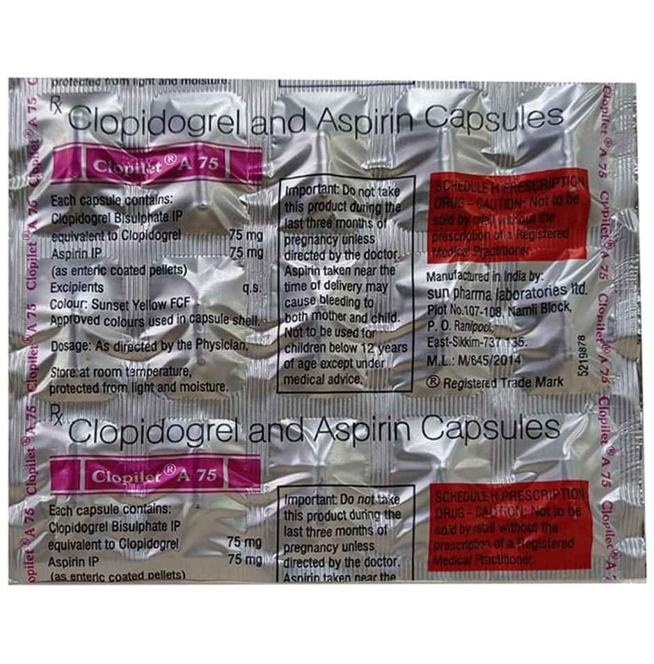 Clopilet A 75 Capsule