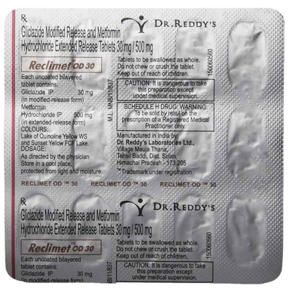Reclimet OD 30 Tablet