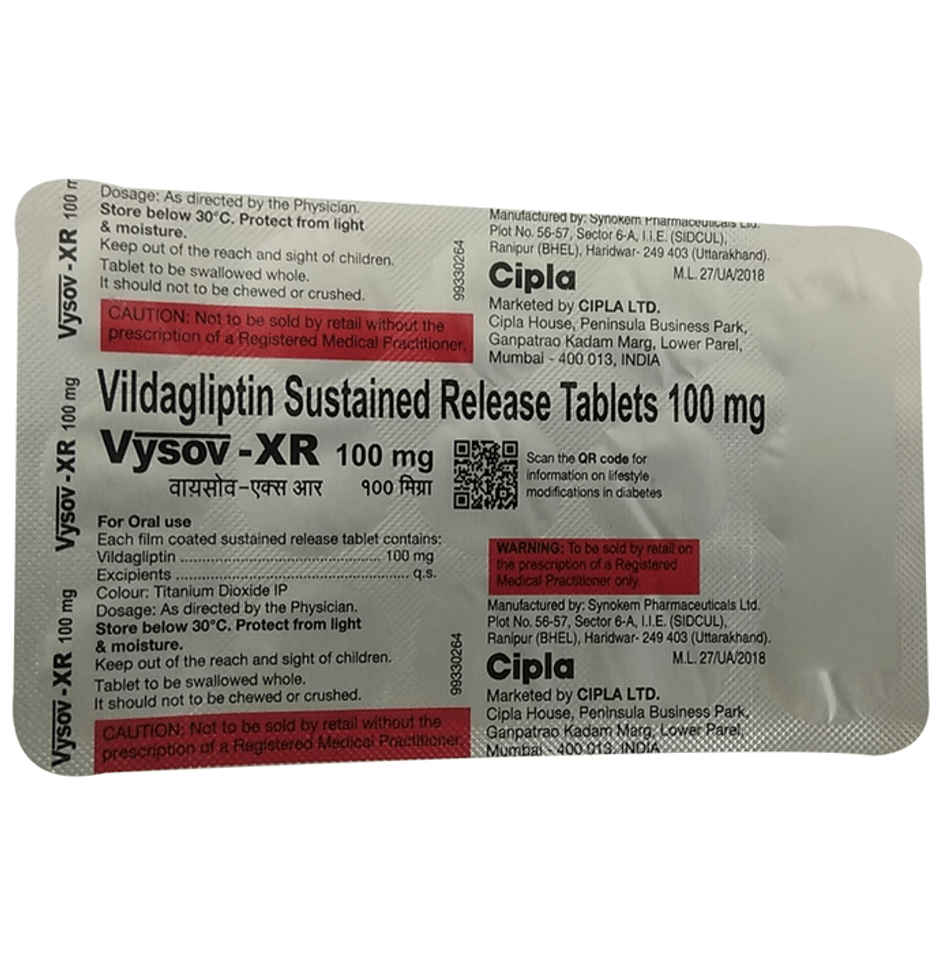 Vysov-XR 100mg Tablet SR