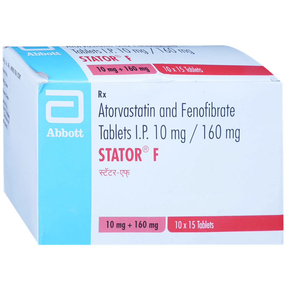 Stator F 160mg/10mg Tablet