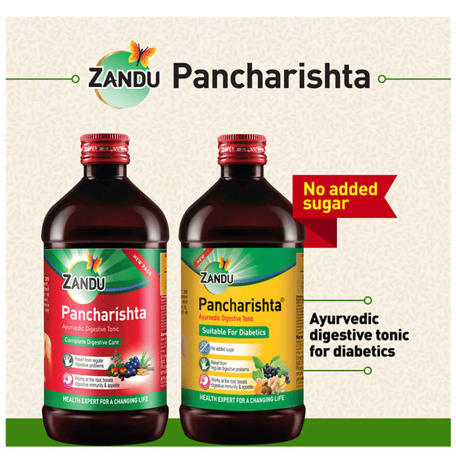 Zandu Pancharishta Ayurvedic Digestive Syrup